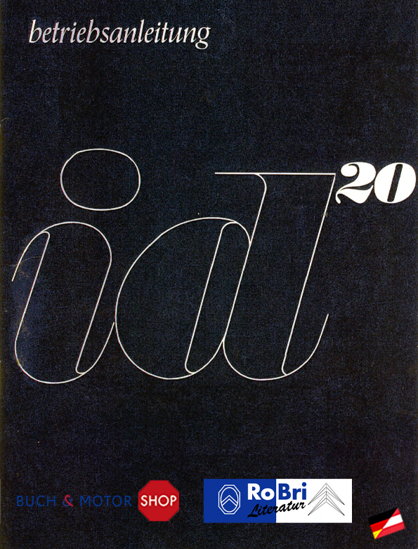 Citroën D Instructieboekje 1968 ID 20